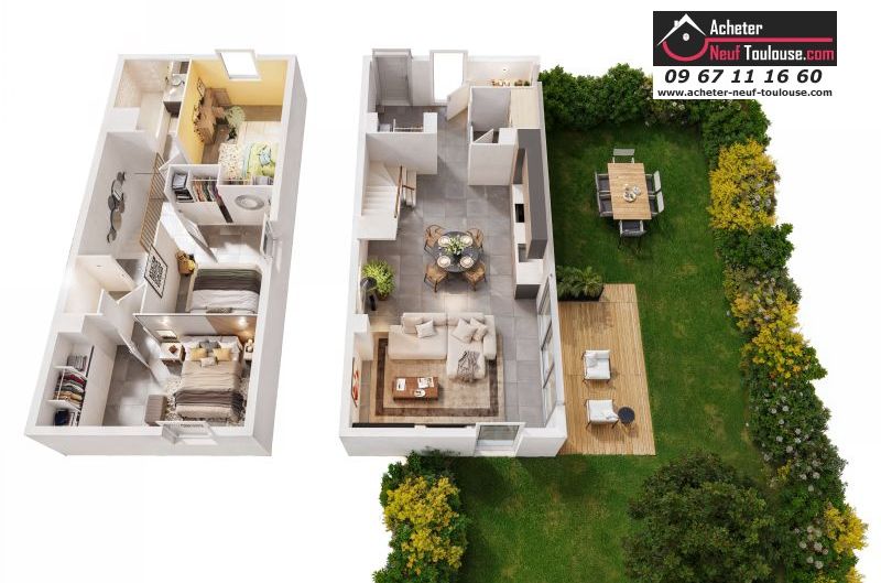 Appartements neufs à Toulouse Lardenne - Programmes immobiliers neufs SANGALLI MARATUECH SM ARCADIE