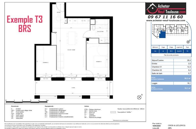 Appartements neufs BRS (Bail Réel Solidaire) Bonnefoy - Programmes immobiliers neufs Vinci IMPERIAL /