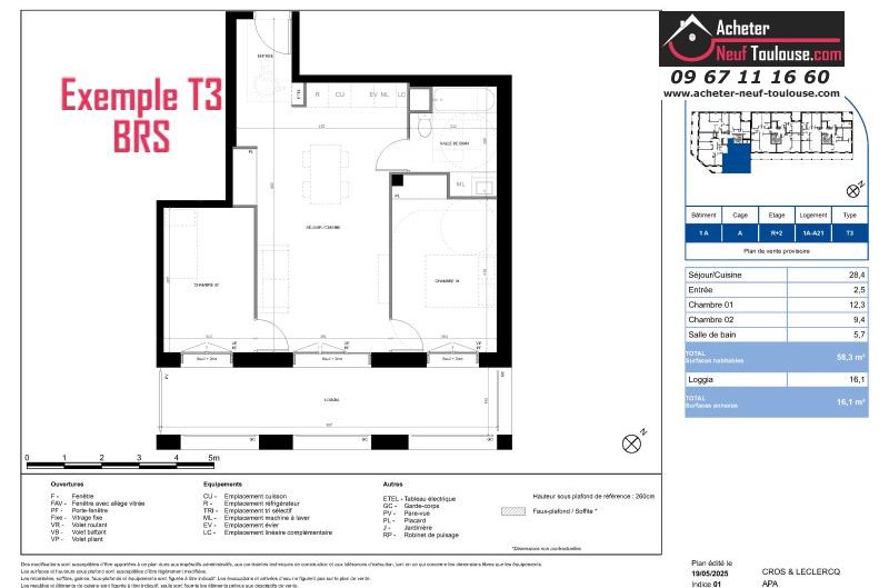 Appartements neufs BRS (Bail Réel Solidaire) Bonnefoy - Programmes immobiliers neufs Vinci IMPERIAL /