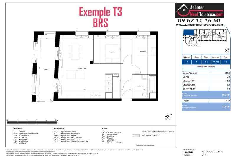 Appartements neufs BRS (Bail Réel Solidaire) Bonnefoy - Programmes immobiliers neufs Vinci IMPERIAL /