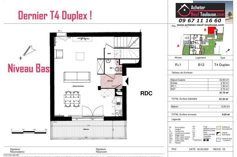 Appartements neufs à Toulouse Terrasse - Programmes immobiliers neufs Eclisse le pionnière