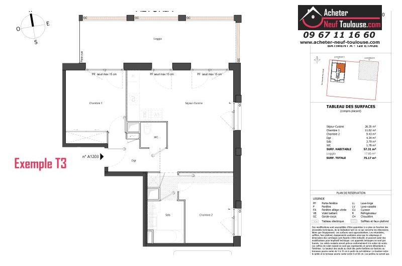 Appartements neufs à Toulouse Cartoucherie - Programmes immobiliers neufs Marignan Altoria