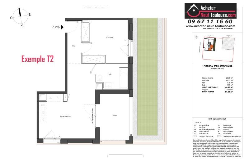 Appartements neufs à Toulouse Cartoucherie - Programmes immobiliers neufs Marignan Altoria