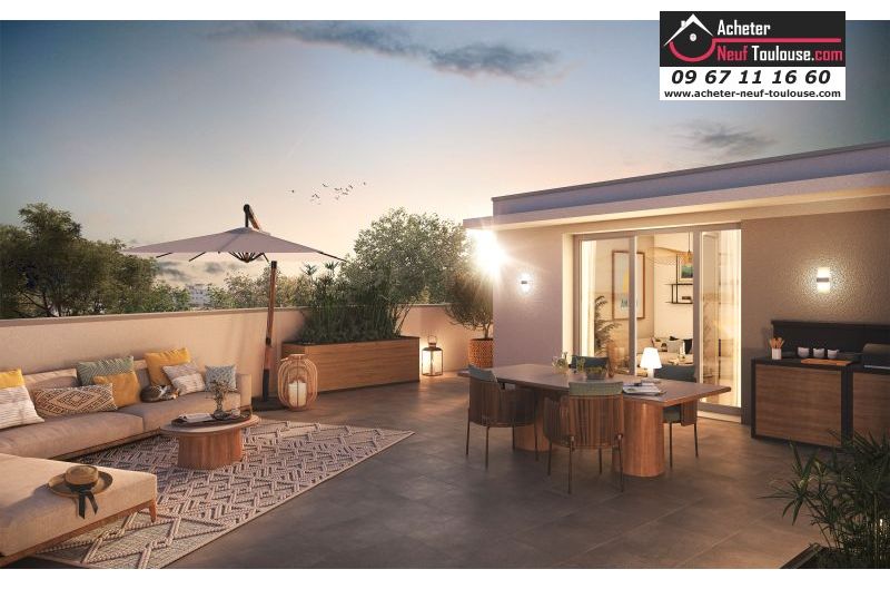Appartements neufs à Toulouse trois cocus - Programmes immobiliers neufs Carrere COTE URBAIN