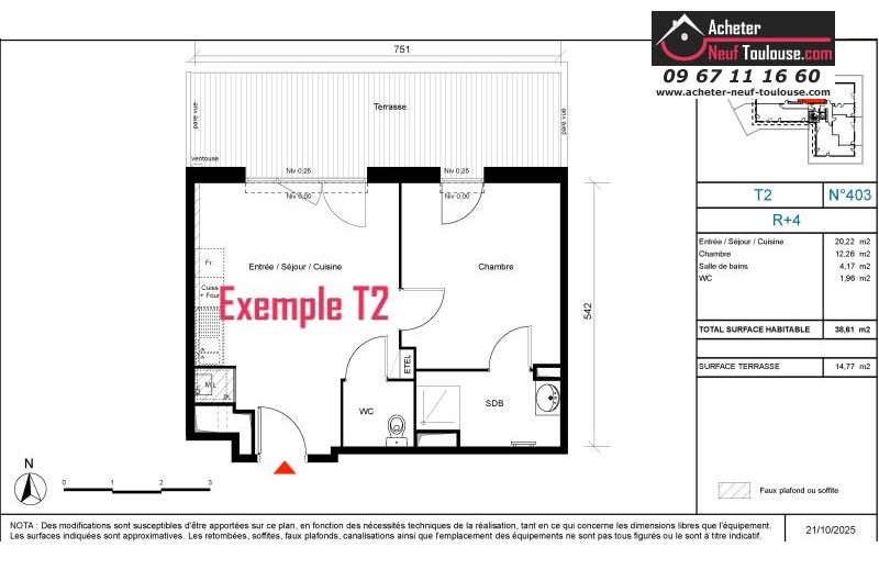 Appartements neufs à Toulouse Trois Cocus - Programmes immobiliers neufs Carrere COTE URBAIN
