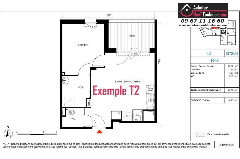 Appartements neufs à Toulouse Trois Cocus - Programmes immobiliers neufs Carrere COTE URBAIN