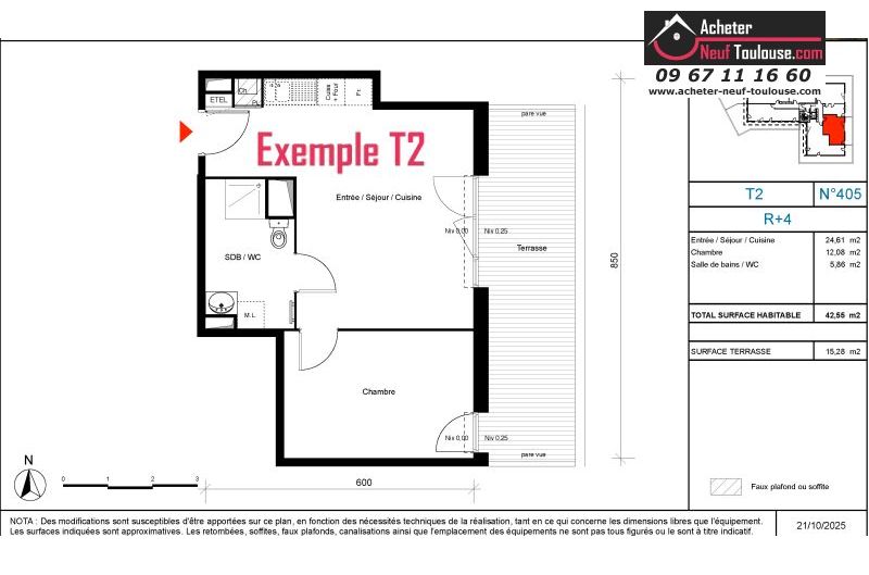 Appartements neufs à Toulouse Trois Cocus - Programmes immobiliers neufs Carrere COTE URBAIN