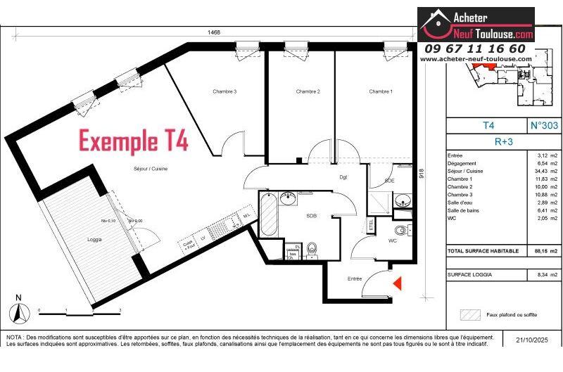 Appartements neufs à Toulouse Trois Cocus - Programmes immobiliers neufs Carrere COTE URBAIN