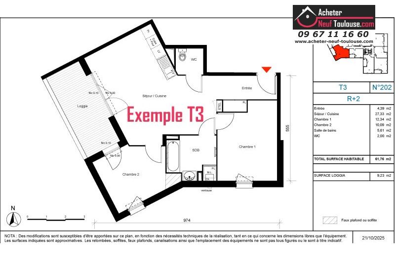 Appartements neufs à Toulouse Trois Cocus - Programmes immobiliers neufs Carrere COTE URBAIN