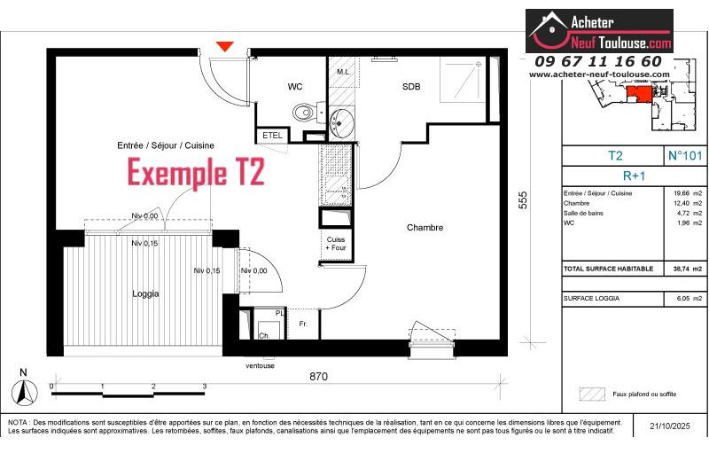 Appartements neufs à Toulouse Trois Cocus - Programmes immobiliers neufs Carrere COTE URBAIN