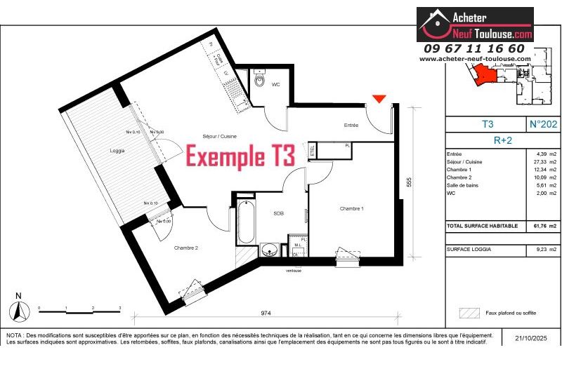 Appartements neufs à Toulouse Trois Cocus - Programmes immobiliers neufs Carrere COTE URBAIN