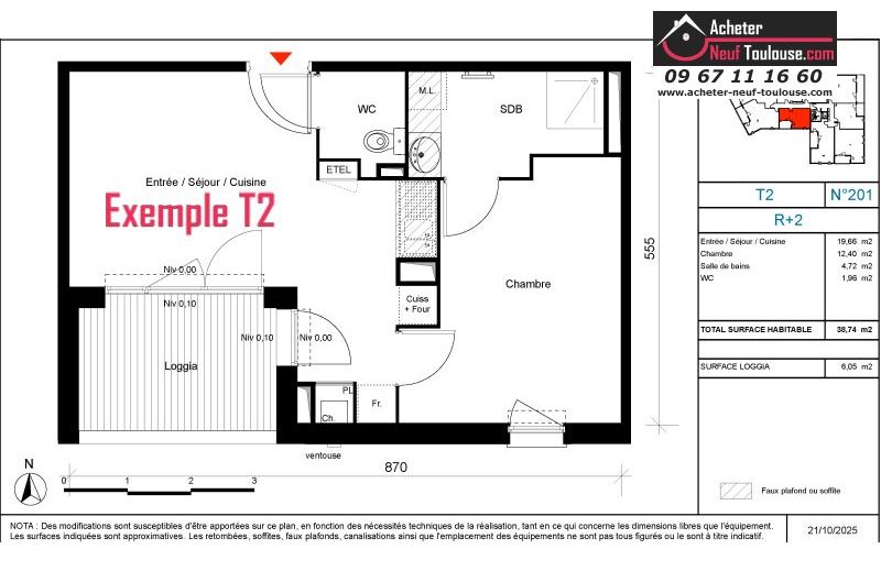 Appartements neufs à Toulouse Trois Cocus - Programmes immobiliers neufs Carrere COTE URBAIN
