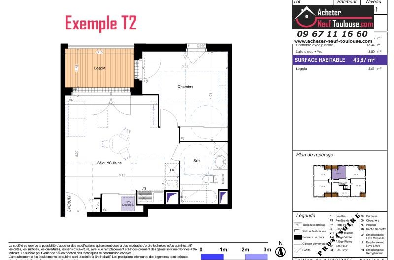 Appartements neufs à Blagnac  - Programmes immobiliers neufs Sporting ARIA //