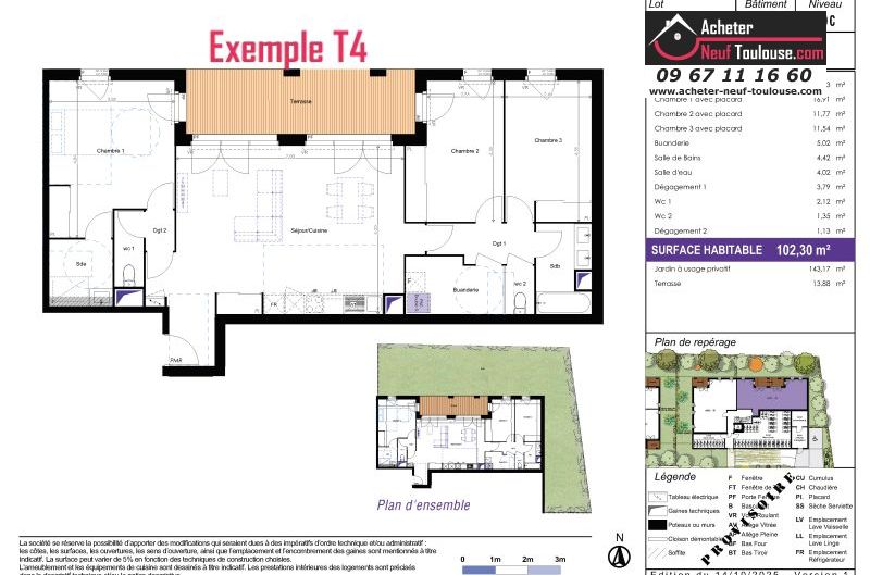Appartements neufs à Blagnac  - Programmes immobiliers neufs Sporting ARIA //