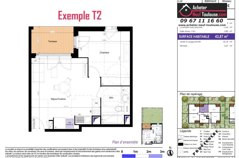Appartements neufs à Blagnac  - Programmes immobiliers neufs Sporting ARIA //
