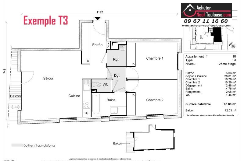 Appartements neufs à Toulouse Rangueil - Programmes immobiliers neufs Greencity Le willow
