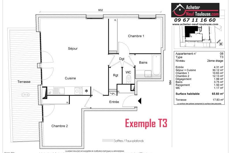 Appartements neufs à Toulouse Rangueil - Programmes immobiliers neufs Greencity Le willow