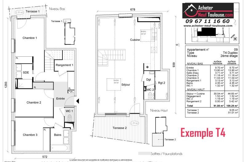 Appartements neufs à Toulouse Rangueil - Programmes immobiliers neufs Greencity Le willow