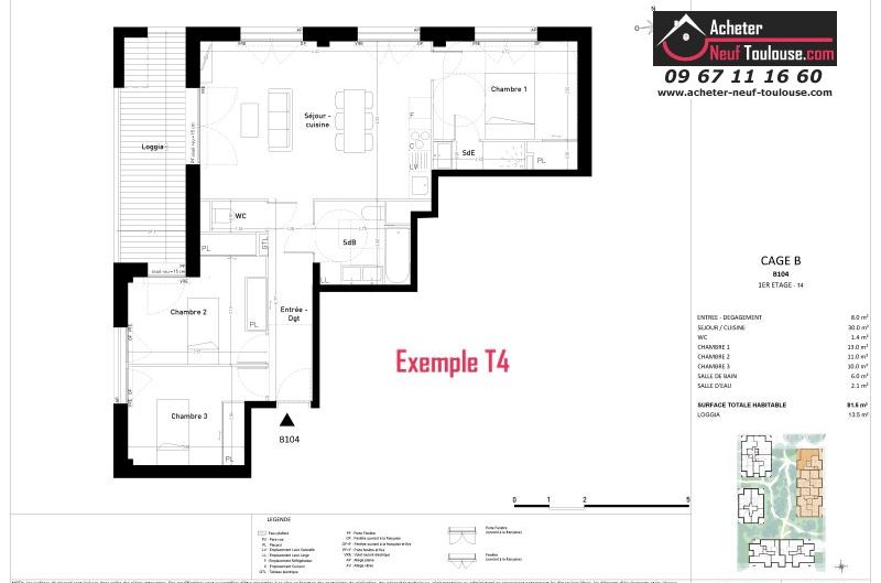Appartements neufs à Toulouse Cartoucherie - Programmes immobiliers neufs Credit agricole Lisière du parc