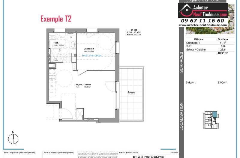 Appartements neufs à Tournefeuille - Programmes immobiliers neufs Stradim Rives du lac