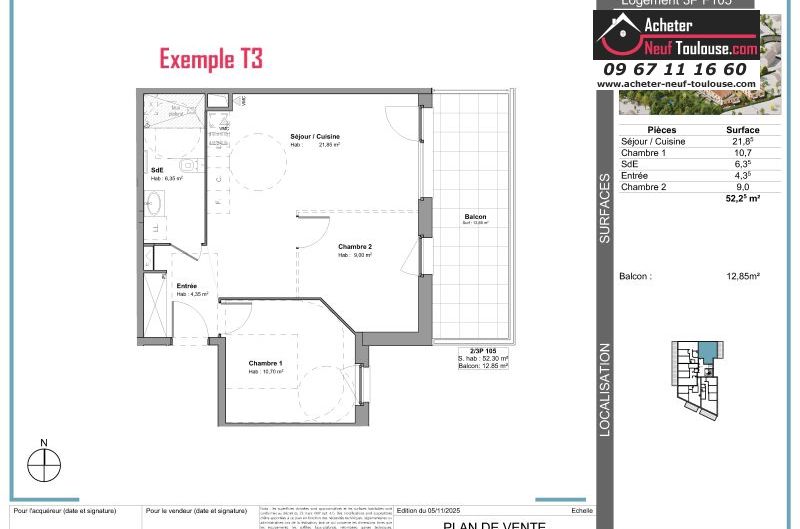 Appartements neufs à Tournefeuille - Programmes immobiliers neufs Stradim Rives du lac