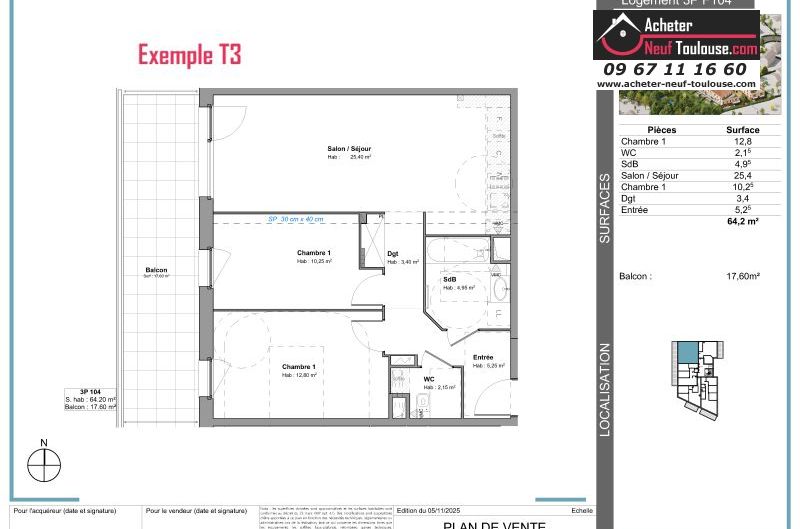 Appartements neufs à Tournefeuille - Programmes immobiliers neufs Stradim Rives du lac