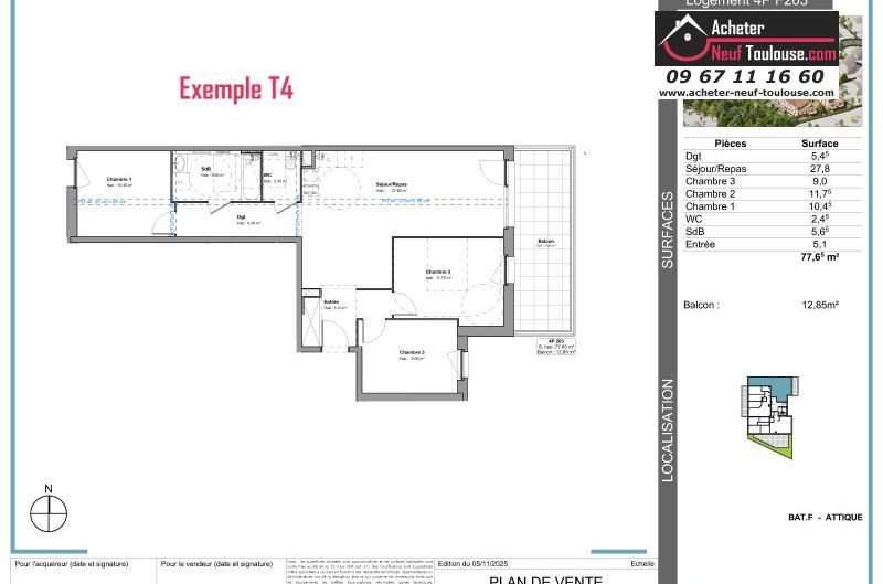 Appartements neufs à Tournefeuille - Programmes immobiliers neufs Stradim Rives du lac