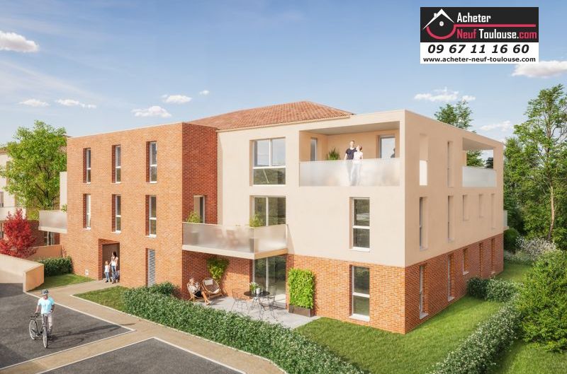 Appartements neufs à Tournefeuille - Programmes immobiliers neufs Stradim Rives du lac