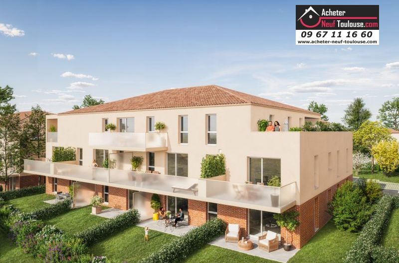 Appartements neufs à Tournefeuille - Programmes immobiliers neufs Stradim Rives du lac