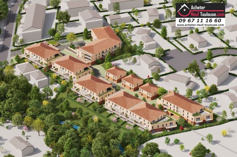 Appartements neufs à Tournefeuille - Programmes immobiliers neufs Stradim Rives du lac