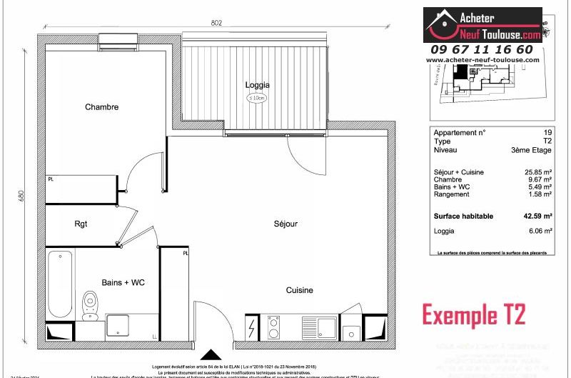 Appartements neufs à Toulouse Saint Simon - Programmes immobiliers neufs Greencity LE 220