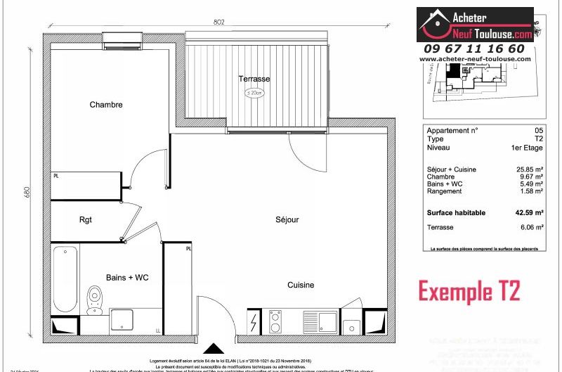 Appartements neufs à Toulouse Saint Simon - Programmes immobiliers neufs Greencity LE 220
