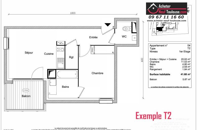 Appartements neufs à Toulouse Saint Simon - Programmes immobiliers neufs Greencity LE 220