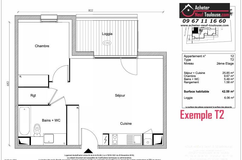 Appartements neufs à Toulouse Saint Simon - Programmes immobiliers neufs Greencity LE 220