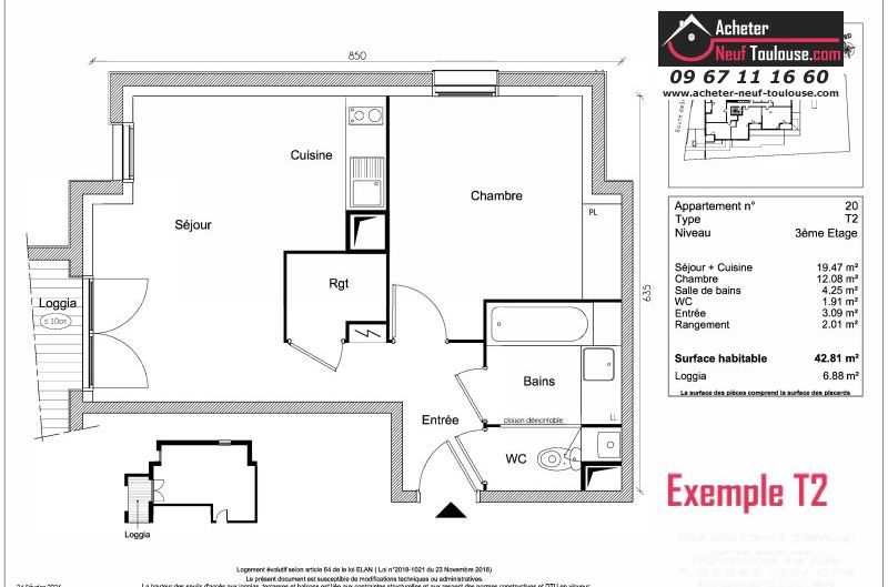 Appartements neufs à Toulouse Saint Simon - Programmes immobiliers neufs Greencity LE 220