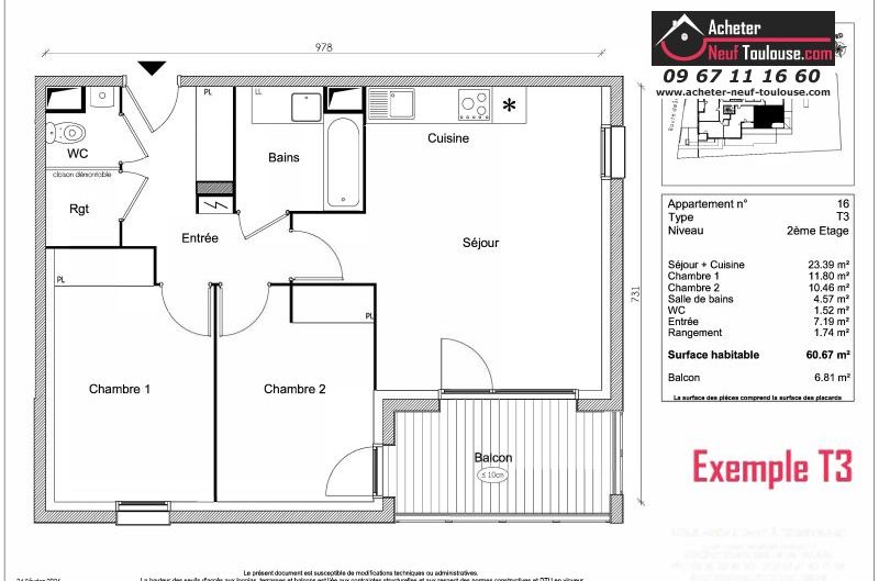 Appartements neufs à Toulouse Saint Simon - Programmes immobiliers neufs Greencity LE 220