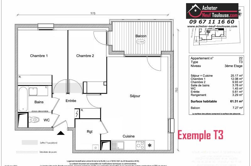 Appartements neufs à Toulouse Saint Simon - Programmes immobiliers neufs Greencity LE 220