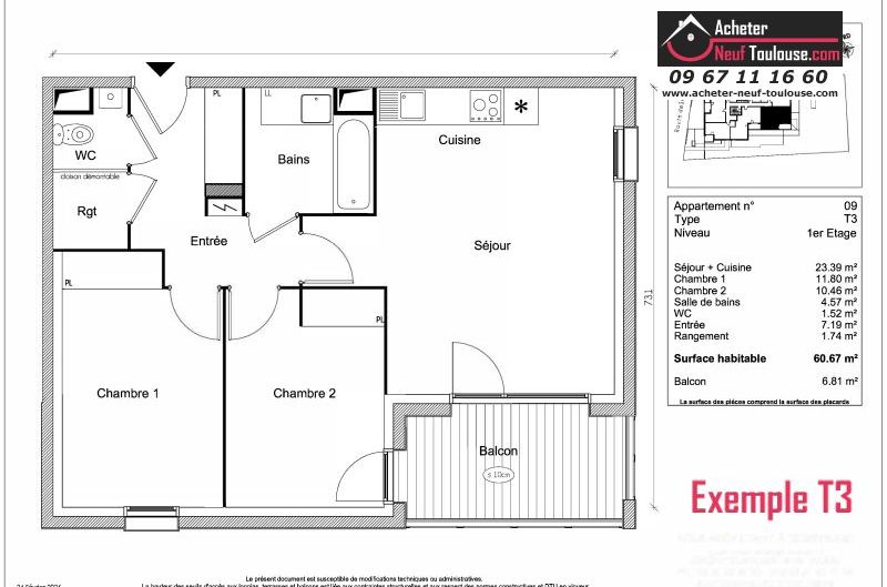 Appartements neufs à Toulouse Saint Simon - Programmes immobiliers neufs Greencity LE 220