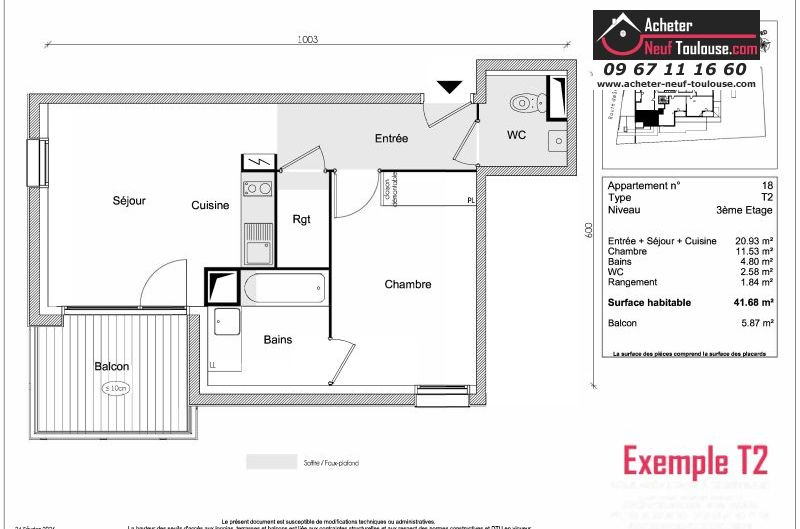 Appartements neufs à Toulouse Saint Simon - Programmes immobiliers neufs Greencity LE 220