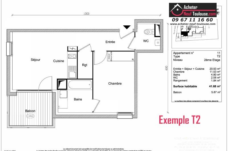 Appartements neufs à Toulouse Saint Simon - Programmes immobiliers neufs Greencity LE 220