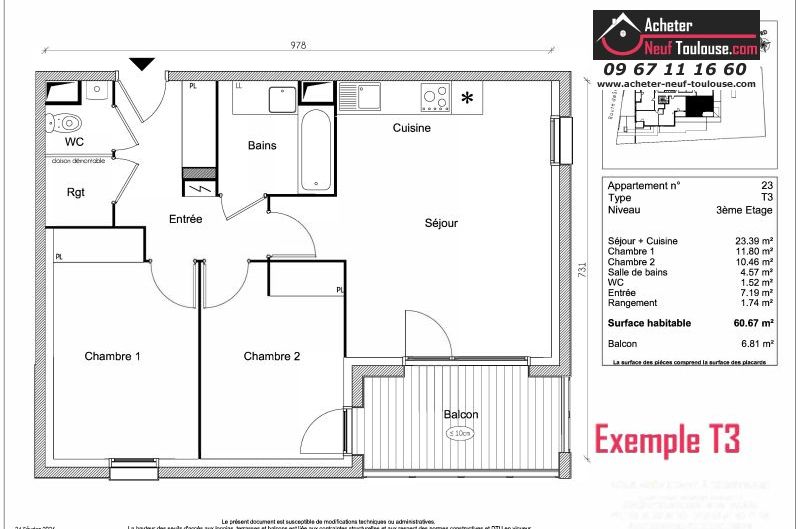 Appartements neufs à Toulouse Saint Simon - Programmes immobiliers neufs Greencity LE 220