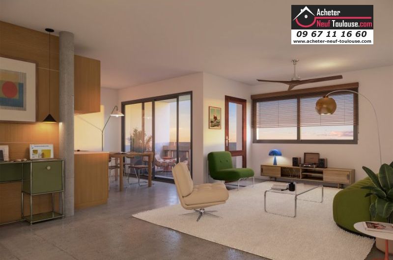 Appartements neufs à Toulouse Saint Cyprien - Programmes immobiliers neufs Sporting CASERNE VION