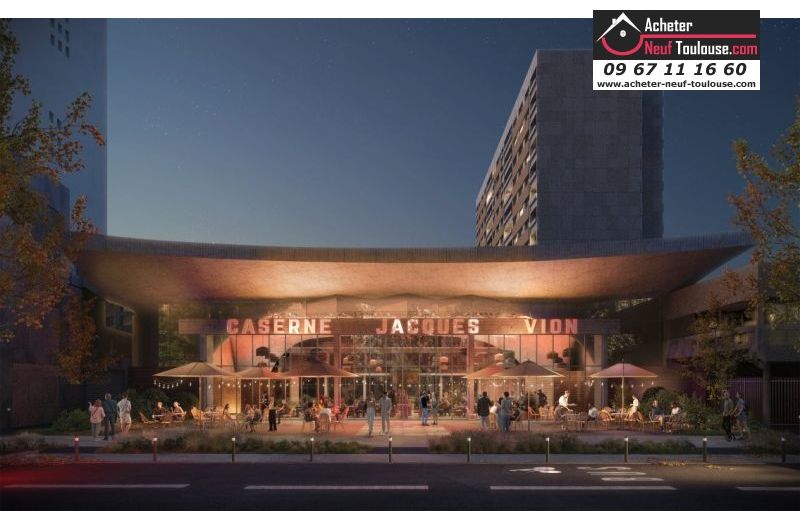 Appartements neufs à Toulouse Saint Cyprien - Programmes immobiliers neufs Sporting CASERNE VION
