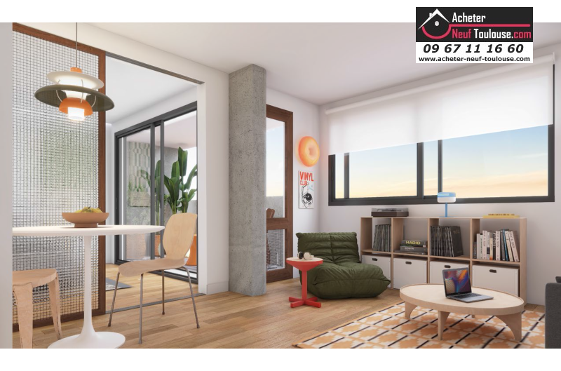 Appartements neufs à Toulouse Saint Cyprien - Programmes immobiliers neufs Sporting CASERNE VION
