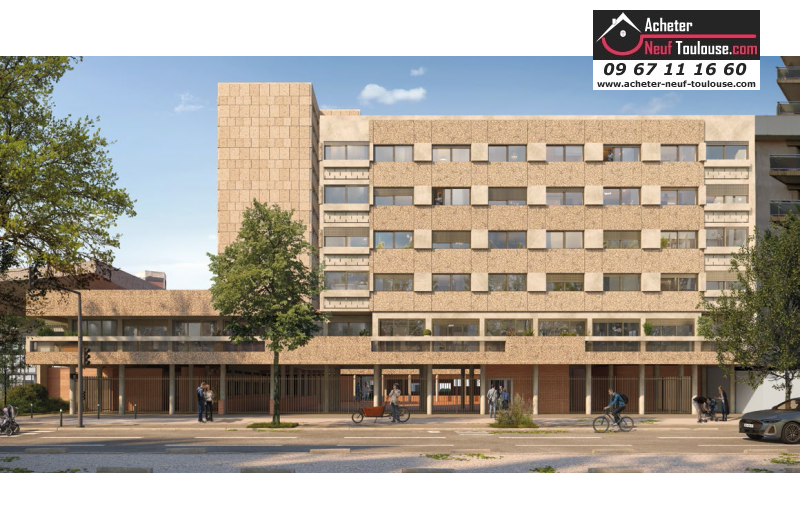 Appartements neufs à Toulouse Saint Cyprien - Programmes immobiliers neufs Sporting CASERNE VION