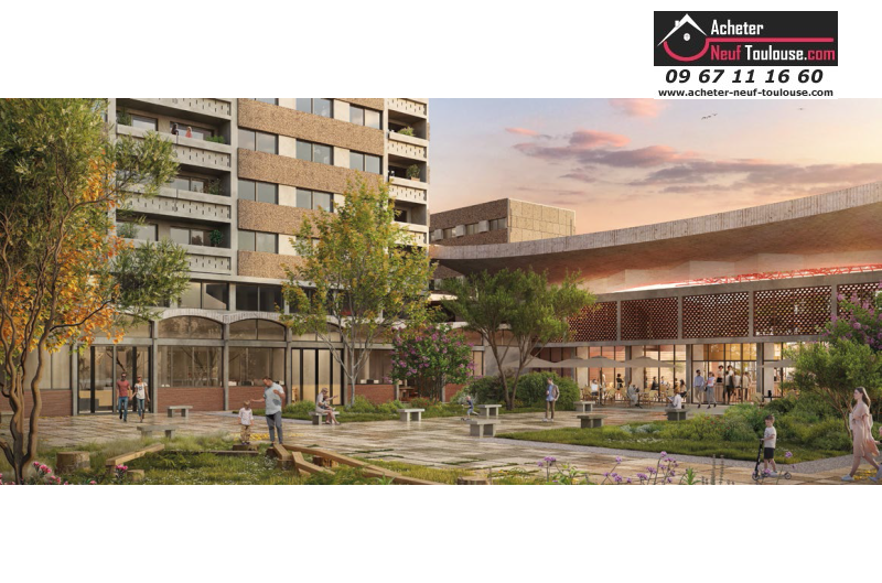 Appartements neufs à Toulouse Saint Cyprien - Programmes immobiliers neufs Sporting CASERNE VION