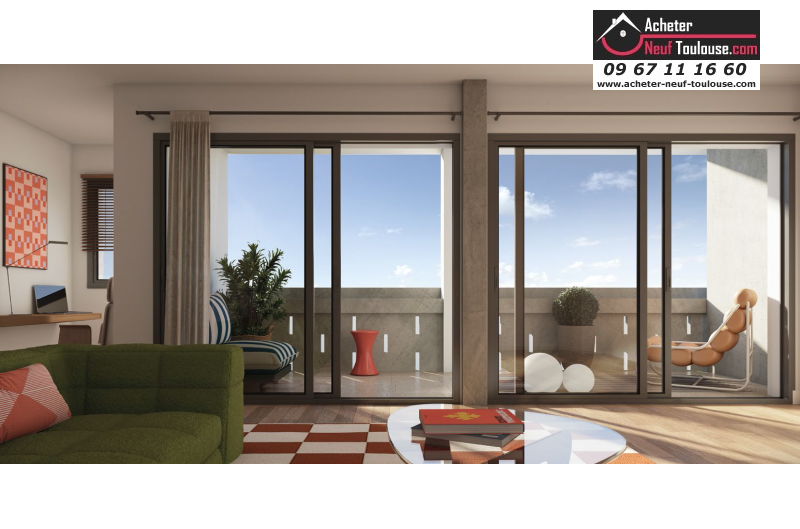 Appartements neufs à Toulouse Saint Cyprien - Programmes immobiliers neufs Sporting CASERNE VION