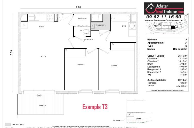 Appartements neufs à Lespinasse - Programmes immobiliers neufs Greencity ONDEA /
