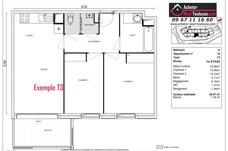 Appartements neufs à Lespinasse - Programmes immobiliers neufs Greencity ONDEA /