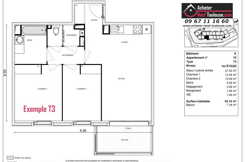 Appartements neufs à Lespinasse - Programmes immobiliers neufs Greencity ONDEA /